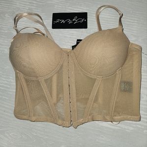 Womens M Say What corset bra new